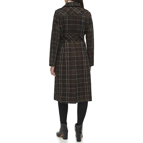 Kenneth Cole Women's Stand Collar Military Coat4