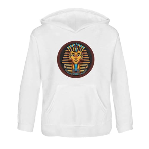 Azeeda 'Egyptian Pharaoh in Circle Frame' Children's Hoodie/Hooded Sweater (KO047174)