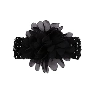 Baby Hoofdband, Peuter Chiffon Flower Head Wrap Lace Turban Haaraccessoires Voor Baby’s 10pcs