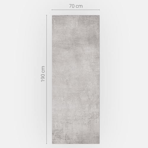 Vinilo de nevera elegante textura de hormigón crudo resistente 70x190 5