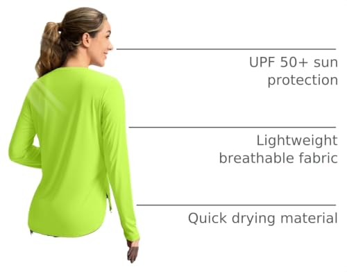 Image of G Gradual Women's Sun Shirts UPF 50+ Long Sleeve Workout Hiking Tops