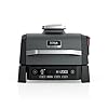 Ninja Woodfire Outdoor Grill & Smoker, 6-in-1 Functionality, Grill, Smoke, Bake, Roast, Air Fry, Broil, Authentic Woodfire Flavors, Electric Heat, OG321