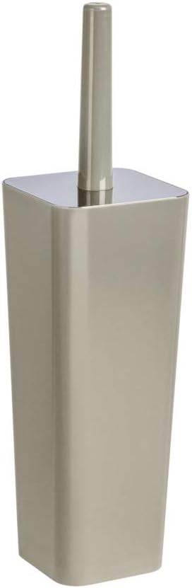 WENKO Candy Closed Toilet Brush and Holder, 10 x 10 x 38.5 cm, Petrol