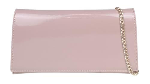 Pochette en similicuir verni pour mariages et soirées formelles chic