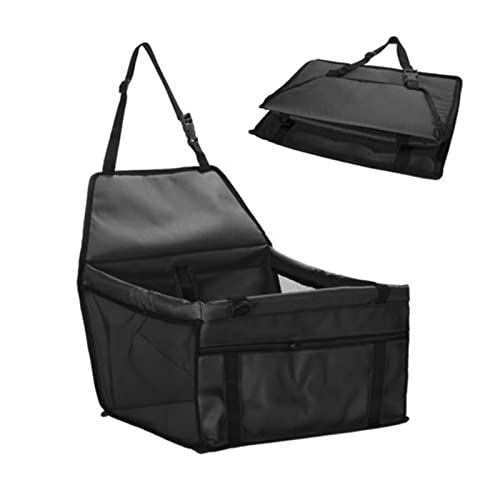 Funda Asiento Coche Perro Cojín de la cubierta del asiento del coche del arnés del perro del animal doméstico para llevar el viaje del coche del bolso del perrito del gato de la casa Funda de Asiento