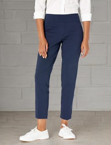 Ruby Rd. Womens Womens Mid-Rise Pull-on Straight Solar Millenium Tech Ankle Pant4