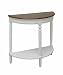 Convenience Concepts Entryway Table, Driftwood Top/White Frame