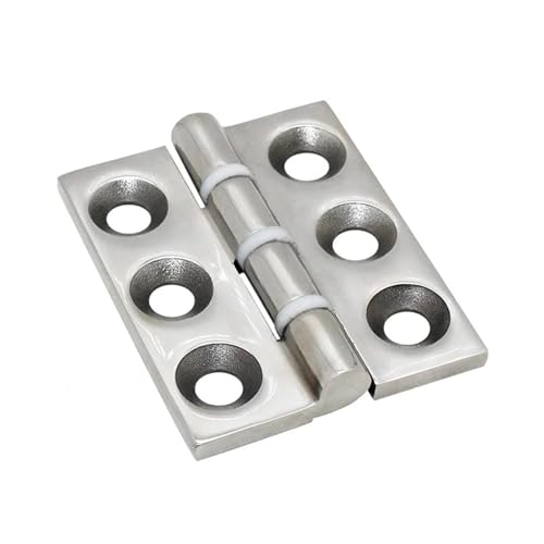 Charnière de porte inox 304 robuste amortisseur 80x65mm