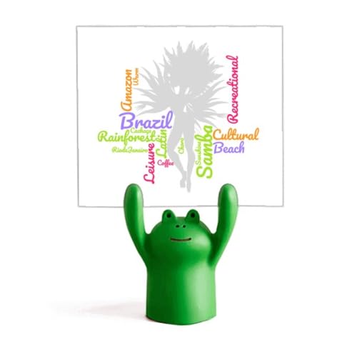 Grenouille stand Brésil danse samba en figurine décorative pour bureau