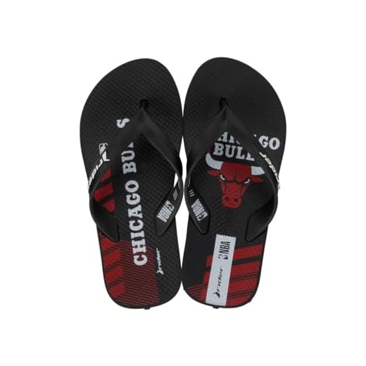 Chinelo Infantil Menino Rider Kids Feel Nba Preto 29