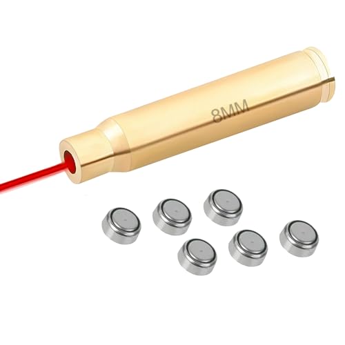 GOTICAL Red Dot 8 mm Laser Bore Sighter Boresight Hunting Tool 8 mm Bore Sight Red Laser boresighter