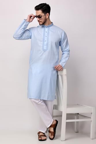 Image of Royal Kurta Men's Cotton Printed Kurta Pyjama