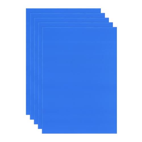 Image of M METERXITY 5-Pack Corrugated Plastic Sheets, 22 Inch x 14 Inch Waterproof Blank Corrugated Poster Board Yard Signs for Garage Sale /Office /Classroom /Party /Lawn Sign Road [5mm Thick, Blue]