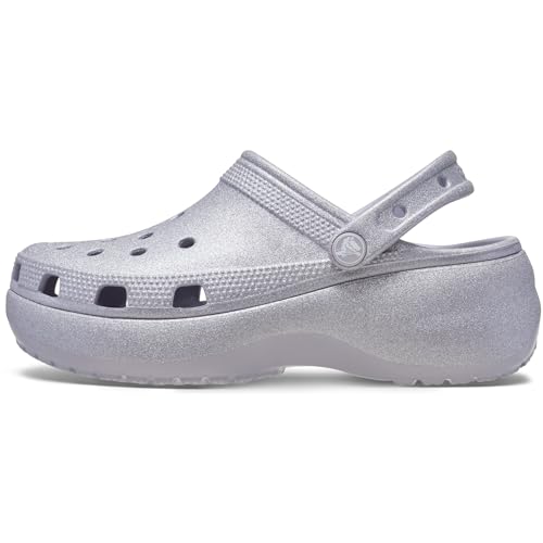 Image of Crocs Women's Classic Platform Glitter Clog
