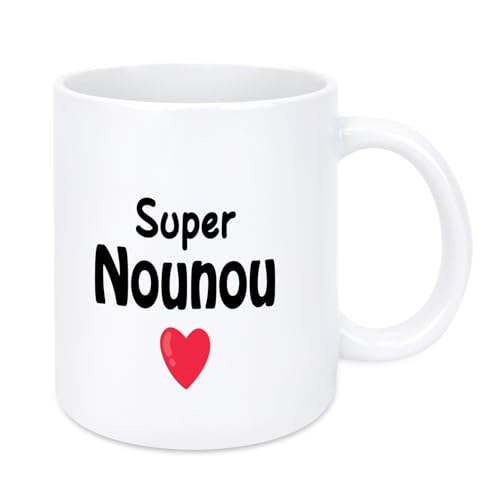 Cadeau Nounou Noel Mug 330 mL Cadeau Maitresse Maitre Professeur Prof Maîtresse D'école Fin D'année Anniversaire Remerciement Noel Cadeaux Merci Pour Cette Année...