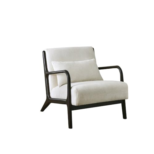 Sillón con cojín lumbar removible Negro miniatura 1
