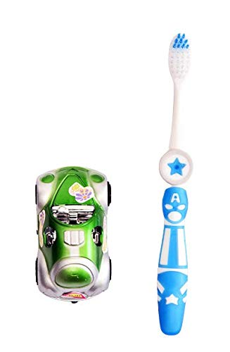 Fllik Very Attractive Kids Toothbrush for Boys and Girls Soft Bristles with Toy M6