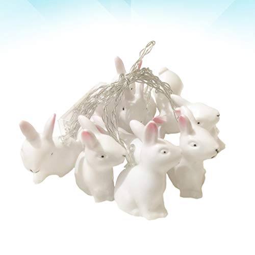Cordão de Luzes de Coelho de Páscoa PretyzOOM Luzes LED Coelhinho de Fada Luzes Noturnas Decorativas