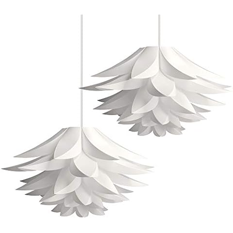 kwmobile Lotus Flower DIY Lampshade Kit Cover