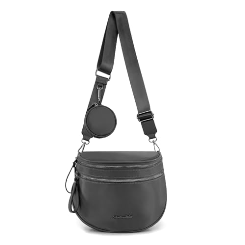 Montana West Large Bum Bag Nylon Crossbody Bags Mom Purse with with Coin Purse, MWC-583GY by Montana West - Used condition - Image 3