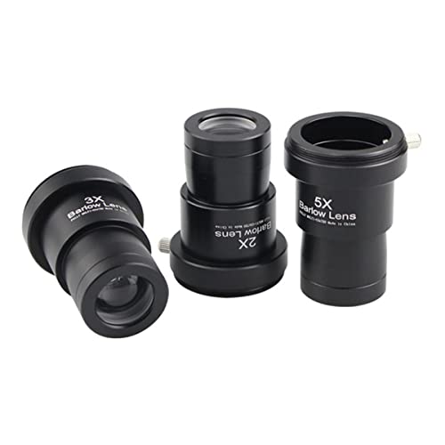 Juego de lentes multiplicadoras 1.25 pulgadas para telescopios astronomicos kit de 2X 3X 5X
