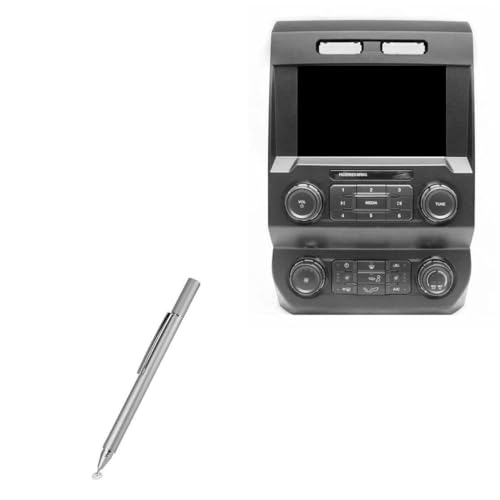 BoxWave Stylus Pen Compatible with Ford 2020 SuperDuty F-450 Display (8 in) - FineTouch Capacitive Stylus, Super Precise Stylus Pen - Metallic Silver