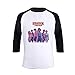JXXYDXY Femme Hell Fire Club Confortable Shirt Fleuri Zip Manches 3/4 Le Printemps Femme Grande Taille Casual L'école Respirant Col Rond Stranger Things T-Shirt