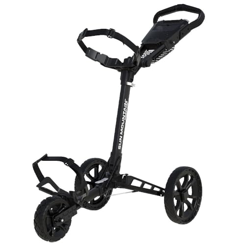 Sun Mountain Ridgeline 3 Golf Push Cart - Black
