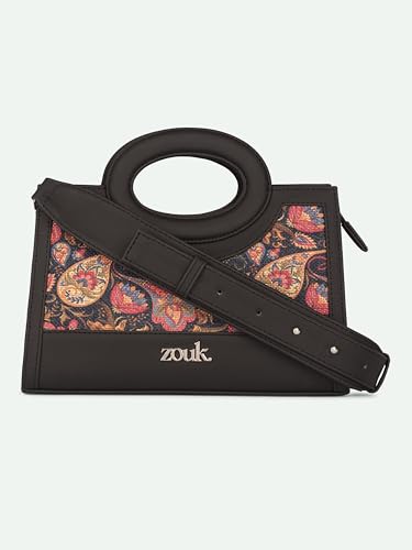 Image of ZOUK Zoe Sling Bag | Stylish Women's Crossbody Bags | Purse | Detachable Strap | Water-Resistant | Trendy Girls Side Bag | Compact & Chic