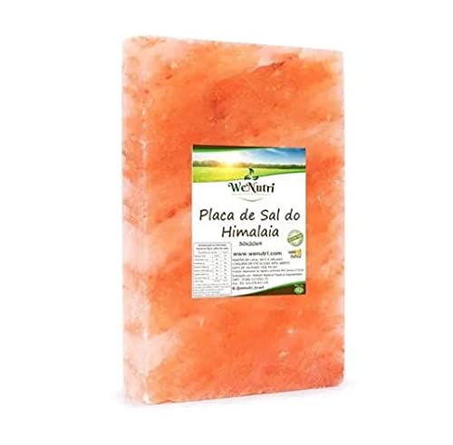 Pedra Chapa de Sal Rosa do Himalaia 5kg Wenutri