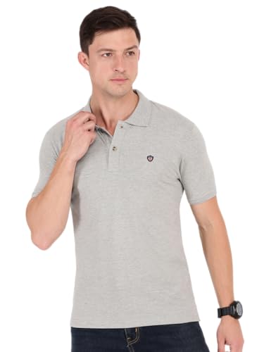 Image of Macroman M-Series Fashion Half Sleeve Polo Core Casual T-Shirt for Men, Cotton Blend, Pack of 1