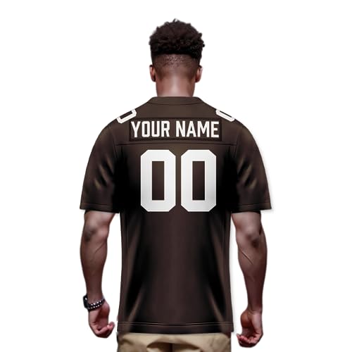 Image of Custom Replica Football Jersey with Name Number Logo