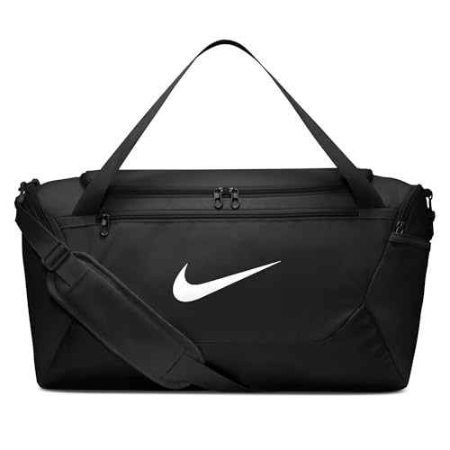 Nike Brasilia Duffel (Small), Black/Black/White, MISC