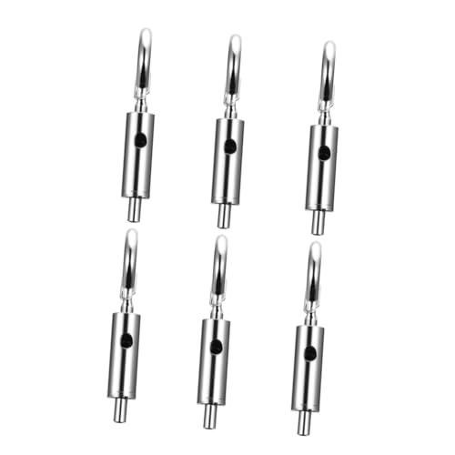 SOLUSTRE 6 Pcs Wire Rope Clamp Assortment Turnbuckle Wire Tensioner Eye Turnbuckle Stainless Hook Cable Clamp Hardware