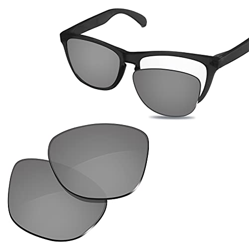 Image of 100% Precise-Fit Replacement Sunglass Lenses Compatible with Oakley Frogskins OO9013 55mm
