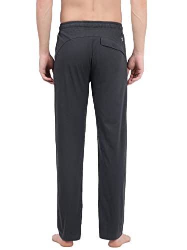 Jockey SP27 Men's Super Combed Cotton Rich Slim Fit Mid Rise Trackpants with StayFresh Treatment