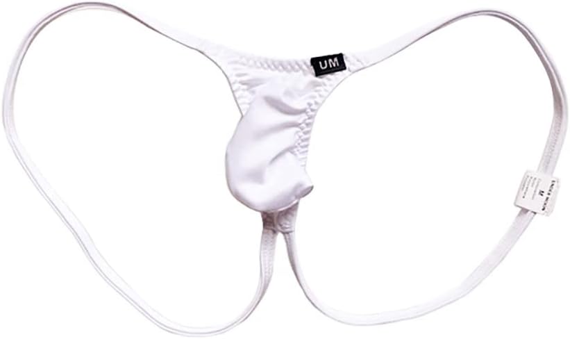 COMLIFE Mens Nylon Low Waist Spaghetti Strap Thongs Underwear Jockstraps Undies - Image 3