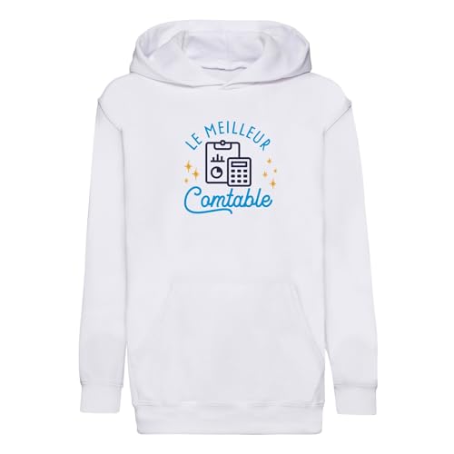 Sweat à capuche enfant Le Meilleur Comptable du Monde cadeau idéal