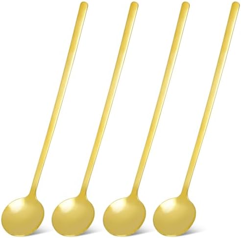 6 PCS Coffee Spoons Set, Dessert Spoons, Iced ... - UK