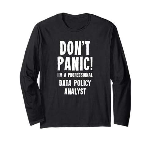 Datenrichtlinien-Analyst Langarmshirt