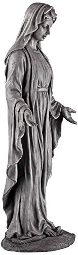 John Timberland Virgin Mary Outdoor Statue 29 1/2" High Sculpture For Yard Garden Patio Deck Home Entryway Hallway #TOP6