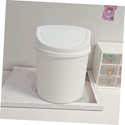 Mini canecas de basura con tapa 2 unidades 6.69x5.11x5.11 pulg miniatura 3
