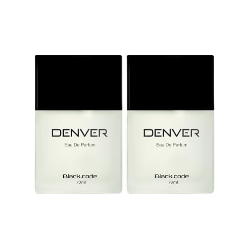 Image of Denver Black code Perfume For Men- 70 ML Each, Pack of 2|Long Lasting Perfume| Eau de Parfum