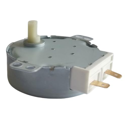 E199324 Synchronous Motor Replacement Part (120V AC, 4W, 4/4.8 RPM) for GE Sharp Panasonic Microwave, Replace JES1145SH1SS JES1145SHSS JES1145DLWW NN-SU686S SMC1452CH B63264080AP