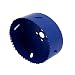 New Lon0167 Metal Triangle Featured drill hole Twist reliable efficacy Drill Bit Bi-Metal Hole Saw Dark Blue 101mm Diameter(id:e8d 8b 06 2a6)