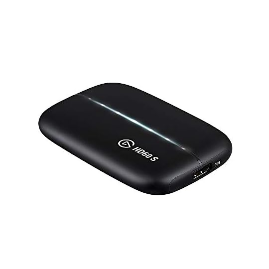 
                            Elgato HD60 S Capture Card 1080p 60 Capture, Zero-Lag Passthrough, Ultra-Low Latency, PS5, PS4, Xbox Series X/S, Xbox One, Nintendo Switch, USB 3.0 (1GC109901004)
                        