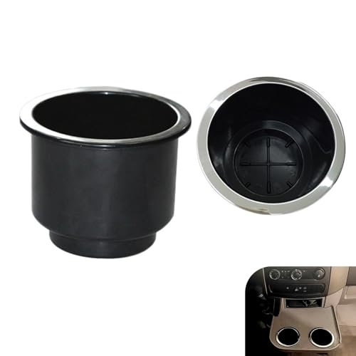 Portavasos Universal para Auto 2 Piezas Negro miniatura 1