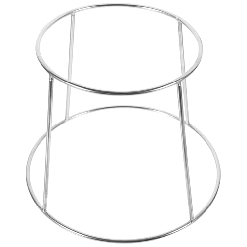 Abaodam Estante para Platos Soporte Seguro de Mariscos de Acero Inoxidable Doble Rejilla y Fácil de Limpiar para Buffet y Restaurante