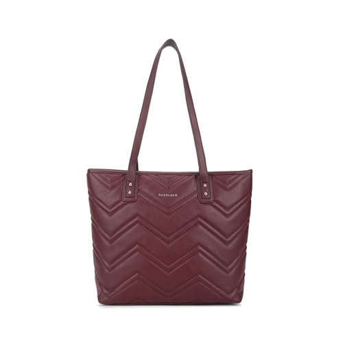 Image of Fastrack Laptop Tote for Girls | Faux-Leather Women's Handbags | Laptop Compatible upto 15 inch| Ladies Purse Handbag | Laptop Tote for Casual Carry