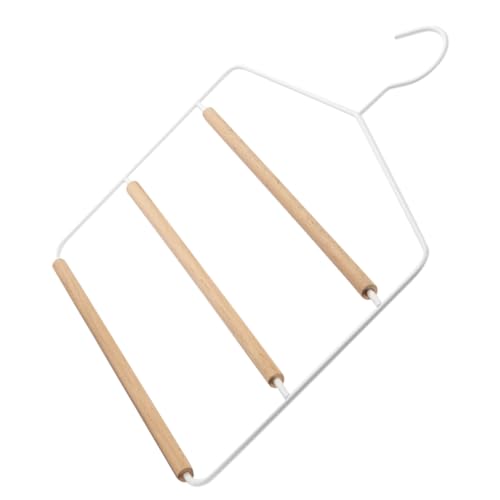 Levemolo Multi-Function Pants Hangers Space-Saving Clothes Hangers Pants Hangers Rack Trouser Hanging Nonslip Rack Hanger Wardrobe Hanger Space Saving Trousers Racks Pants Jeans Racks Metal